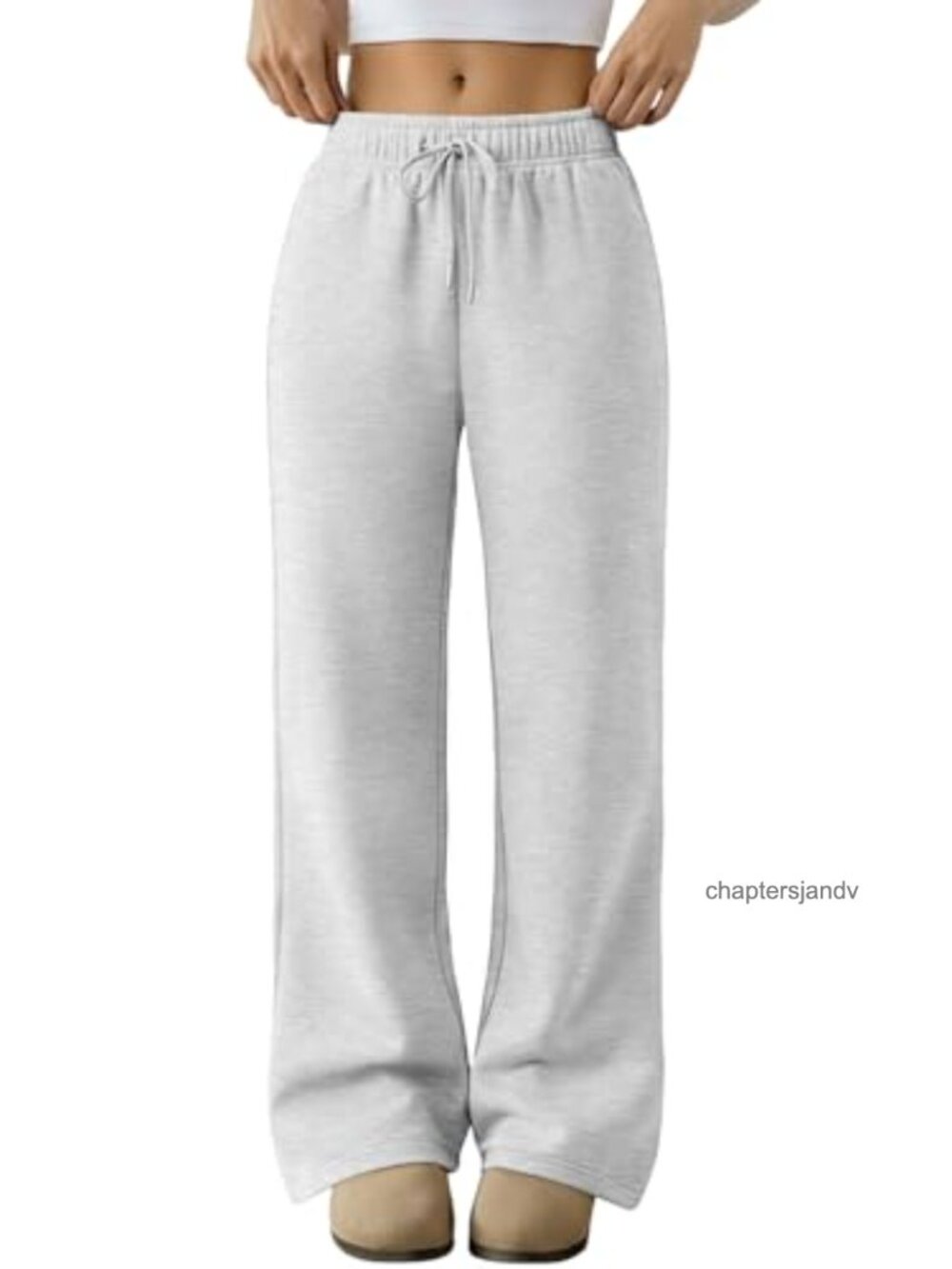 Wide Leg Sweatpants with Pockets High Rise Joggers